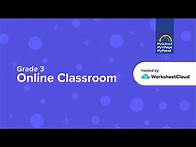 Video thumbnail for Grade 3 - English - Phonics / WorksheetCloud Video Lesson