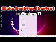 Video thumbnail for How to Make Desktop Shortcut in Windows 11