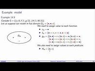 Video thumbnail for Lecture 13-2 Semantics of first-order logic