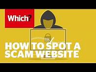 Video thumbnail for How to spot and avoid scam websites