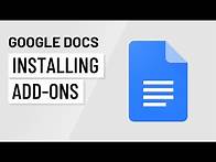 Video thumbnail for Google Docs: Installing Add-ons