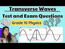 Video thumbnail for Transverse Waves Grade 10 Physics Test and Exam Questions