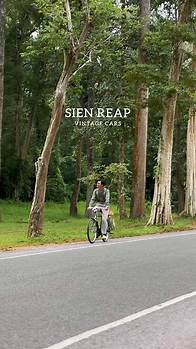 Video thumbnail for Exploring Siem Reap on a Vintage Japanese Bicycle from 1953