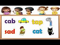 Video thumbnail for Three Letter Words || Short Vowel A Word Families with Pictures || Learn Phonics