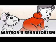Video thumbnail for Watson’s Theory of Behaviourism
