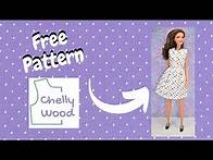 Video thumbnail for Free Doll Clothes Patterns: Basic Barbie Dress Pattern
