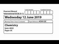 Video thumbnail for Paper 2C June 2019 - IGCSE Chemistry Edexcel - Dr Hanaa Assil