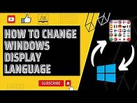 Video thumbnail for How to change windows 11 display language | "Windows 11 Language Customization: Step-by-Step Guide.
