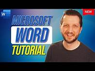 Video thumbnail for How to Use Microsoft Word - Complete 2025 Tutorial
