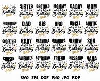 Video thumbnail for Birthday Girl Svg Birthday Family Svg Mom Dad Bro Sis Friend Svg Birthday Party Svg Birthday Clipart It's My Birthday Svg Birthday Squad Svg - Etsy