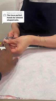 Video thumbnail for Achieve Stunning Almond Nails with French Tip Designs!
