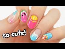 Video thumbnail for Cute Nail Art For Summer 2021 Using A TOOTHPICK!