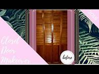 Video thumbnail for BI FOLD CLOSET DOOR MAKEOVER