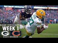 Video thumbnail for Green Bay Packers vs. Chicago Bears Game Highlights | NFL 2023 Week 1