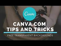 Video thumbnail for How to Make a Transparent Background on Canva.com for Free