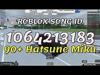 Video thumbnail for 90+ Hatsune Miku Roblox Song IDs/Codes