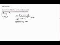 Video thumbnail for Example: IEEE 754 (32-Bit) to Decimal