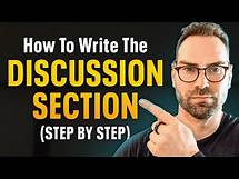 Video thumbnail for How To Write The Discussion Section For Your Research Paper (DETAILED GUIDE)