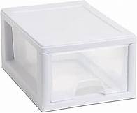 Video thumbnail for Sterilite 12-Pack Stacking Drawers, Clear Storage Closet Organizer, White Frame, 6 Quart