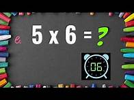 Video thumbnail for Dodging Tables - Level 1 - Tables 2 to 5