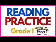Video thumbnail for PRACTICE READING SENTENCES -----Grade One-----Page 1