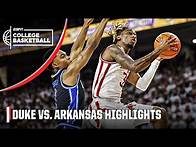 Video thumbnail for Duke Blue Devils vs. Arkansas Razorbacks | Full Game Highlights