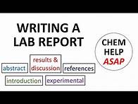Video thumbnail for the organic chemistry lab report & scientific writing