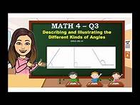 Video thumbnail for Grade 4 Math Q3 Describing and Illustrating the Different Kinds of Angles M4GE-IIIb-14 MELC-BASED