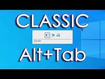 Video thumbnail for GET CLASSIC ALT+TAB KEYBOARD SHORTCUT | 1-MINUTE TIPS | WINDOWS 10 TIPS & TRICKS