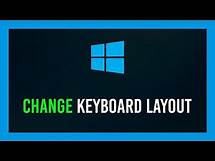 Video thumbnail for Windows 10: Change keyboard layout