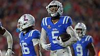 Video thumbnail for What Ole Miss football coach Lane Kiffin says about upsetting Georgia in front of recruits