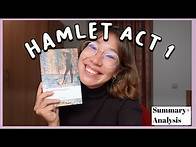 Video thumbnail for Hamlet by William Shakespeare. Act 1 Full Summary and Analysis with quotes.