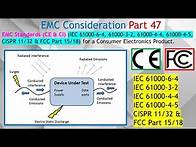 Video thumbnail for EMC Part 47. Understand EMC, CE & CI Test Standards: IEC 61000-6-4, 61000-3-2, 61000-4-4 & CISPR 11.