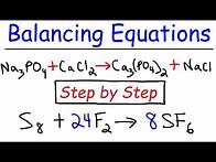 Video thumbnail for How To Balance Chemical Equations