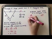 Video thumbnail for Vector Proofs Example 3 - Prove points are in a straight line