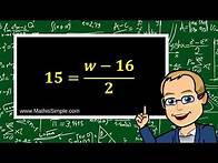 Video thumbnail for Solving Multi-Step Equations | Expressions & Equations | Grade 8