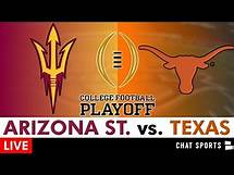 Video thumbnail for Arizona State vs Texas Live Streaming Scoreboard, Play-By-Play, Highlights: CFP Quarterfinal On ESPN