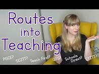 Video thumbnail for Routes into Teaching Explained | PGCE, SCITT, QTS and more... | UK