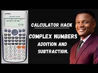 Video thumbnail for Complex Numbers Addition and Subtraction using a Calculator Casio FX-991ES Plus Tutorial Video.