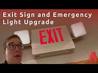 Video thumbnail for Exit Sign and Emergency Light Upgrade