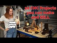 Video thumbnail for 20 CNC Projects You Can Make or Sell Compilation
