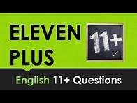 Video thumbnail for Eleven Plus (11+) English 11 Plus Practice Questions