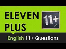 Video thumbnail for Eleven Plus (11+) English 11 Plus Practice Questions