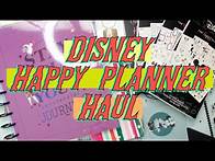 Video thumbnail for Happy Planner Haul (...all the Disney things!)