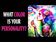 Video thumbnail for WHAT COLOR IS YOUR PERSONALITY? QUIZ Personality Test - 1 Million Tests