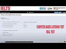 Video thumbnail for IELTS Computer Based Sample Listening Test | Full test |