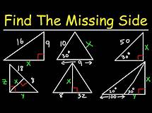 Video thumbnail for How To Calculate The Missing Side Length of a Triangle