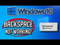 Video thumbnail for Backspace Key Not Working In Windows 10 - [5 FIXES]