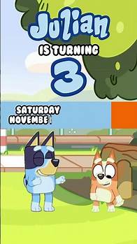 Video thumbnail for Bluey Birthday card