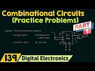 Video thumbnail for Practice Problems on Combinational Circuits (Part 1)